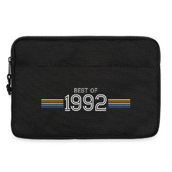 Best Of 1992 T-Shirt Cadeau Humour - Sacoche pour ordinateur portable 13 pouces - noir - Devant