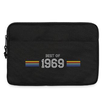 T-shirt cadeau drôle Best Of 1969 - Sacoche pour ordinateur portable 13 pouces - noir - Devant