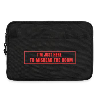 Ich lese den Raum falsch – Meme-Statement - Laptoptasche 13" - Schwarz - Vorne