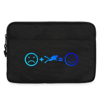 Idée cadeau de plongée sous-marine pour des aventures sous-marines - Sacoche pour ordinateur portable 13 pouces - noir - Devant