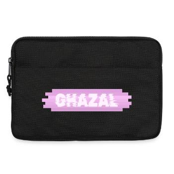 Ghazal als Maedchen - Laptoptasche 13" - Schwarz - Vorne