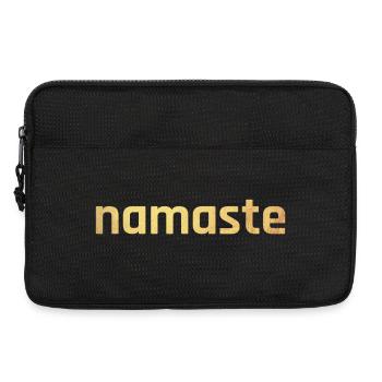 Namaste Gold Yoga Méditation Citation Minimaliste - Sacoche pour ordinateur portable 13 pouces - noir - Devant