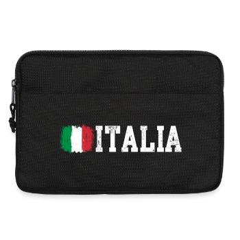 Drapeau de l’Italie - Sacoche pour ordinateur portable 13 pouces - noir - Devant