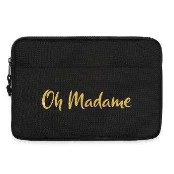 Oh Madame Golden Glitter - Laptop bag 13" - black - Front