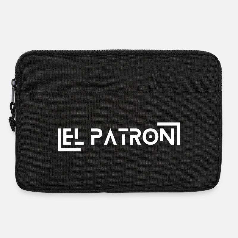 El Patron Lettering – Stylischer Spruch - Laptoptasche 13" - Schwarz