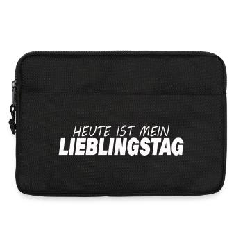 LIEBLINGSTAG - Laptoptasche 13" - Schwarz - Vorne