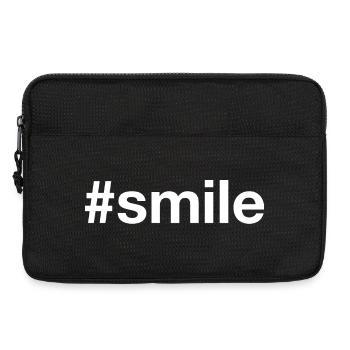 SMILE Lachen - Laptoptasche 13" - Schwarz - Vorne
