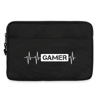 Gaming Team Herzschlag Schild Symbol Logo icon - Laptoptasche 13" - Schwarz - Vorne