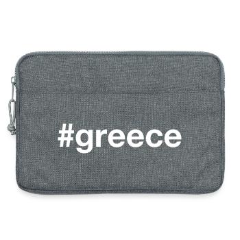 GRÈCE Hashtag - Sacoche pour ordinateur portable 13 pouces - gris chiné - Devant