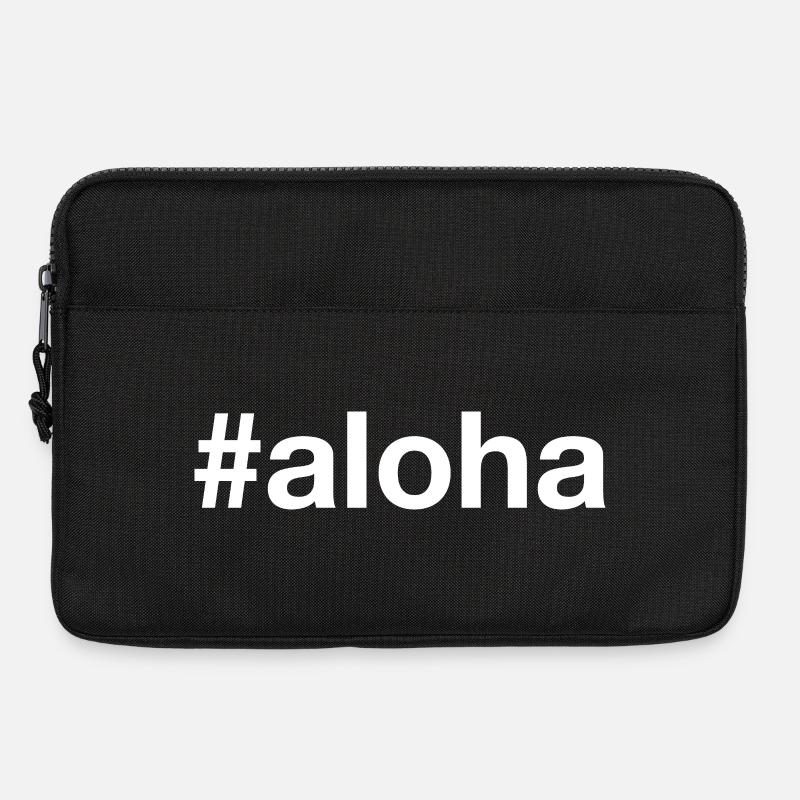 ALOHA Hashtag - Laptoptasche 13" - Schwarz