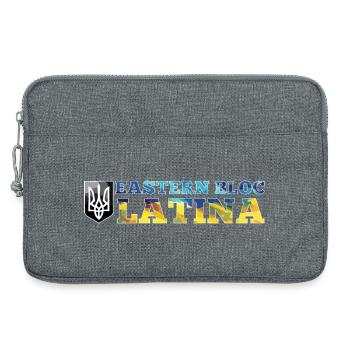 Bloc de l’Est Latina Ukraine Ukraine Cadeau - Sacoche pour ordinateur portable 13 pouces - gris chiné - Devant