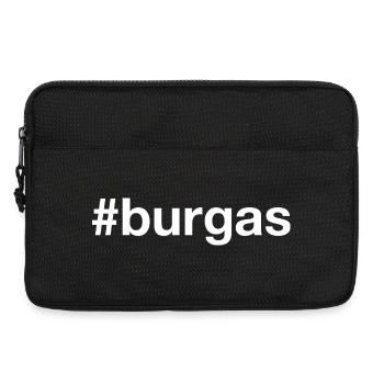 BURGAS Hashtag Bulgarie Bulgare - Sacoche pour ordinateur portable 13 pouces - noir - Devant