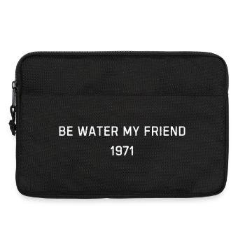 Be Water My Friend 1971 Citation Flow Wisdom Shirt - Sacoche pour ordinateur portable 13 pouces - noir - Devant