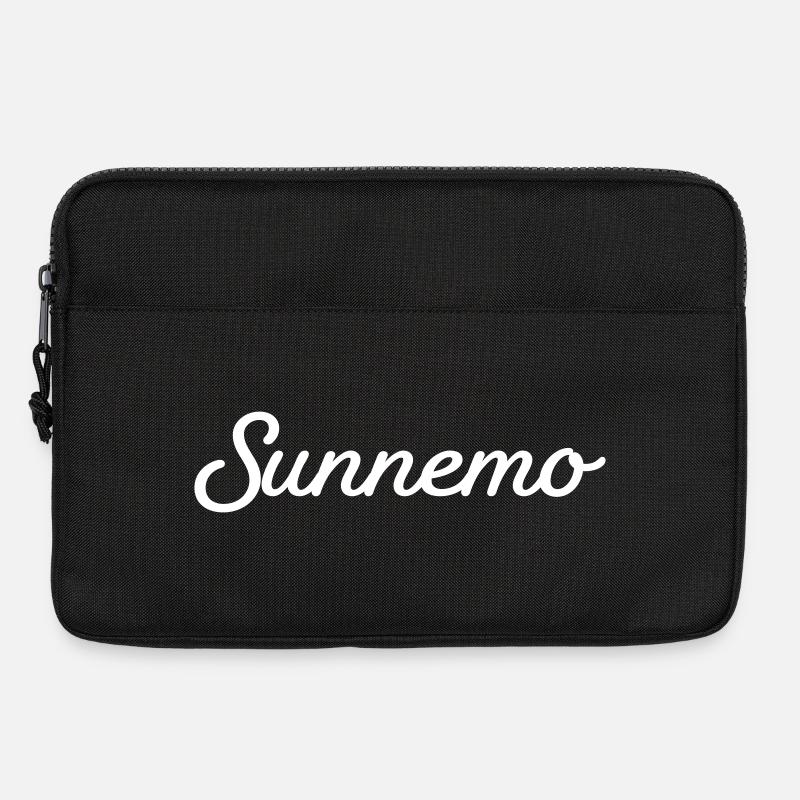 Sunnemo weiß - Laptoptasche 13" - Schwarz