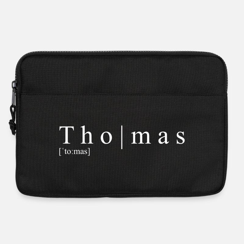 Thomas Definition Typografie - Laptoptasche 13" - Schwarz