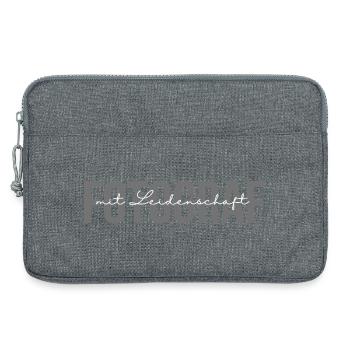 Photographe passionné - Sacoche pour ordinateur portable 13 pouces - gris chiné - Devant