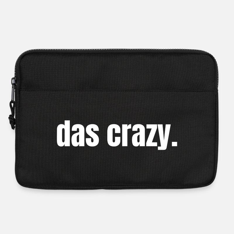 Das Crazy Jugendsprache Insider Meme Cool Verrückt - Laptoptasche 13" - Schwarz