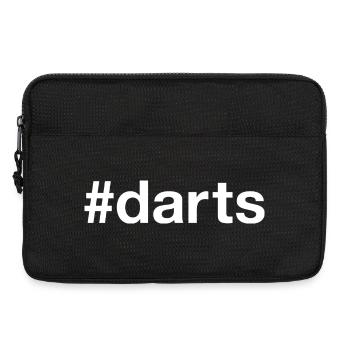 Darts Dart Hashtag - Laptoptasche 13" - Schwarz - Vorne