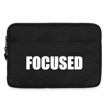 Fokussiert - Laptoptasche 13" - Schwarz - Vorne