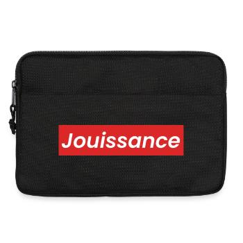 Jouissance Statement philosophie - Laptoptasche 13" - Schwarz - Vorne
