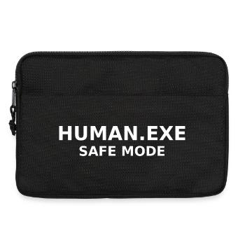 HUMAN.EXE Mode sans échec - Sacoche pour ordinateur portable 13 pouces - noir - Devant