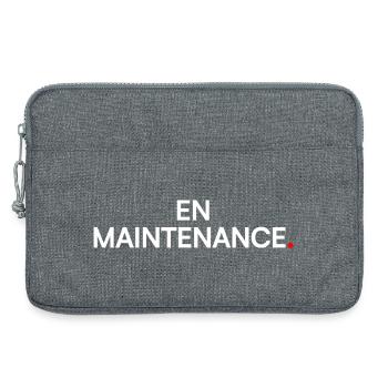 En maintenance humour travail minimal - Sacoche pour ordinateur portable 13 pouces - gris chiné - Devant