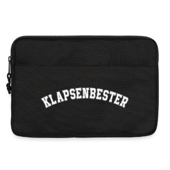 Klapsenbester Durchgeknallt Irrenhaus Büro Spruch - Laptoptasche 13" - Schwarz - Vorne