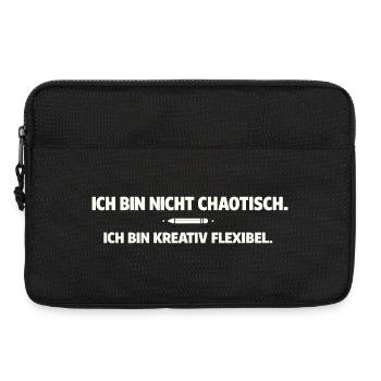 Creative, flexible instead of chaotic - Laptop bag 13" - black - Front