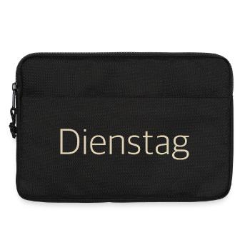Duienstag - Laptoptasche 13" - Schwarz - Vorne