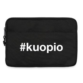 Kuopio Suomi Finland Hashtag - Laptoptasche 13" - Schwarz - Vorne