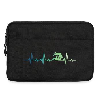 Jiu Jitsu Heartbeat Jiu-Jitsu - Laptop bag 13" - black - Front