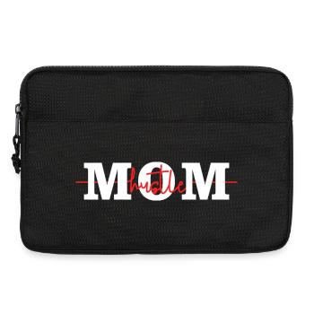 Mom Hustle Shirt – Busy Mom Life - Laptoptasche 13" - Schwarz - Vorne