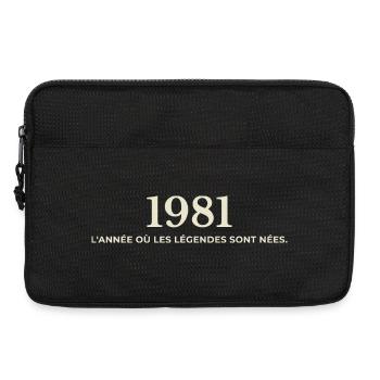 1981 : L'année où les légendes sont nées - Sacoche pour ordinateur portable 13 pouces - noir - Devant