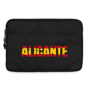 Drapeau d’Alicante, Espagne - Sacoche pour ordinateur portable 13 pouces - noir - Devant
