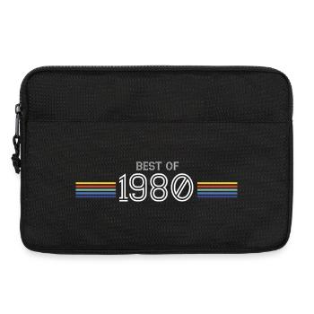 Best Of 1980 T-Shirt Gift Humor - Laptop bag 13" - black - Front