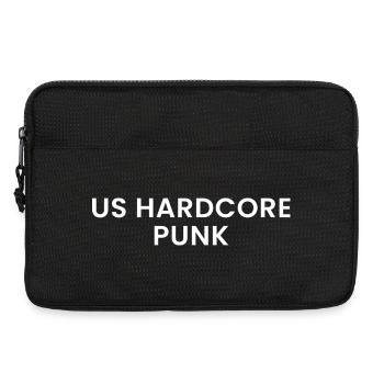 Punk hardcore américain - Sacoche pour ordinateur portable 13 pouces - noir - Devant