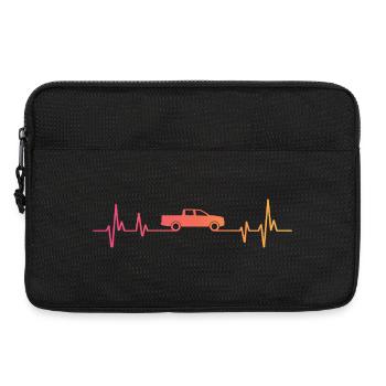 Sunset Pickup Heartbeat Auto Pickup - Laptoptasche 13" - Schwarz - Vorne