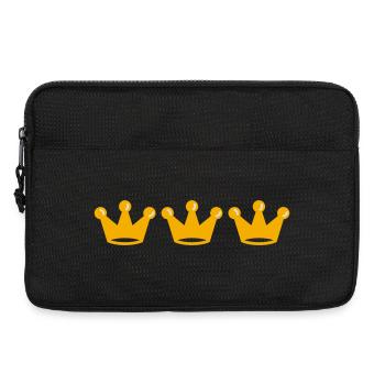 kronen - Laptoptasche 13" - Schwarz - Vorne