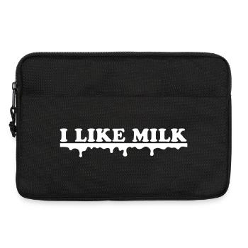 i like Milk  (Vectorgraphic) - Laptoptasche 13" - Schwarz - Vorne