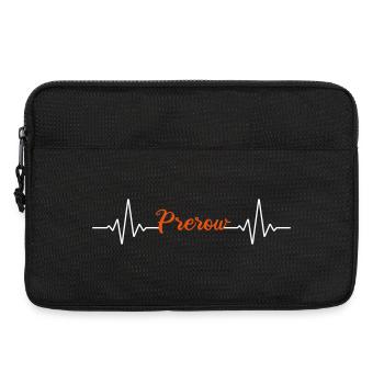 Mon cœur bat pour Prerow - Darss Baltic - Sacoche pour ordinateur portable 13 pouces - noir - Devant