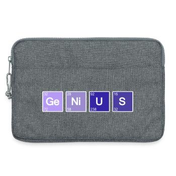 Genius Nerd Geek - Sacoche pour ordinateur portable 13 pouces - gris chiné - Devant