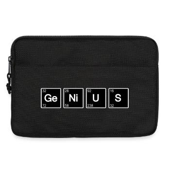 Genius Geek science (Noir) - Sacoche pour ordinateur portable 13 pouces - noir - Devant