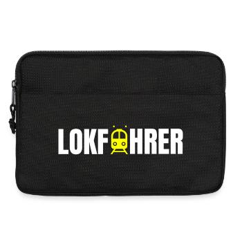Lokführer Design - Laptoptasche 13" - Schwarz - Vorne