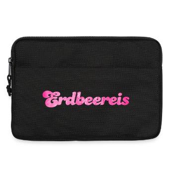 Erdbeereis Eis Fan Sommer Erdbeeren Erdbeer süß - Laptoptasche 13" - Schwarz - Vorne