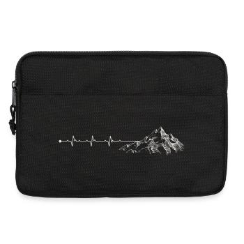 Heartbeat Mountain Ridge - Laptop bag 13" - black - Front