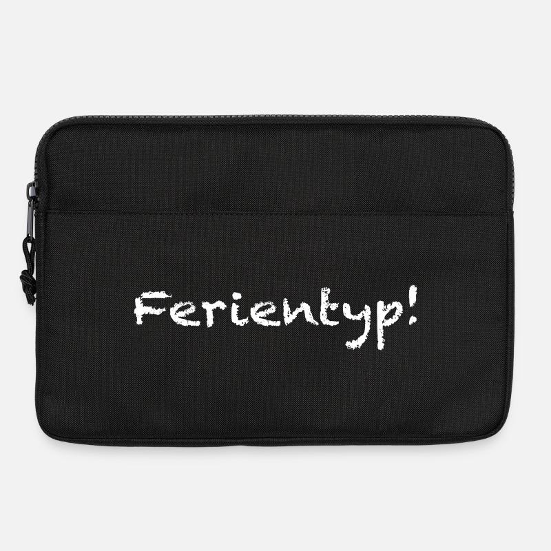 Ferientyp Design - Laptoptasche 13" - Schwarz