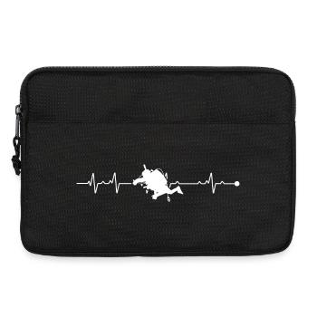 Pulse Rider Silhouette - Laptoptasche 13" - Schwarz - Vorne