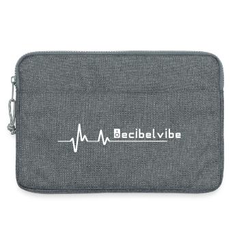 Decibelvibe - Derivate - L Wave2 Design - Laptoptasche 13" - Grau meliert - Vorne