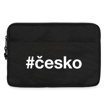 Tschechien Czech Cesko Hashtag - Laptoptasche 13" - Schwarz - Vorne