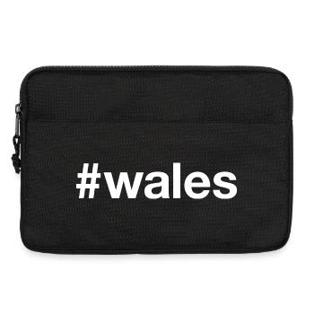 WALES Hashtag - Laptop bag 13" - black - Front
